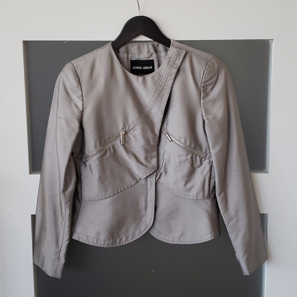 GIORGIO ARMANI silk blazer